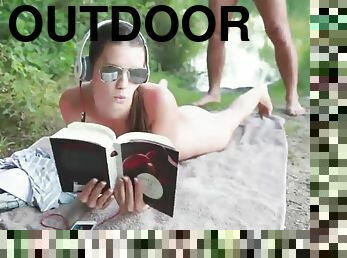 Deutsch outdoor fuck hot fuck outdoor Außen Überraschung ficken