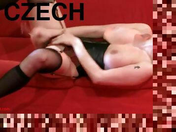 Czech pornstar, Tarra White stripping