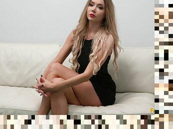 The most beautiful girl you have ever seen fucked in a fake casting