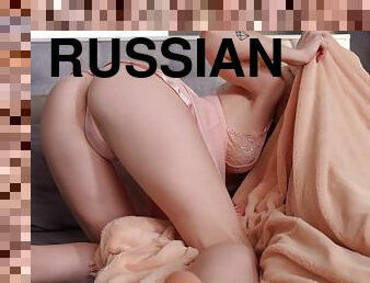 Morning ass fucking makes sweet Russian girlfriend Hanna Rey cum