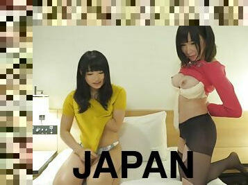 Japanese young mothers have cheating threesome Subtitles