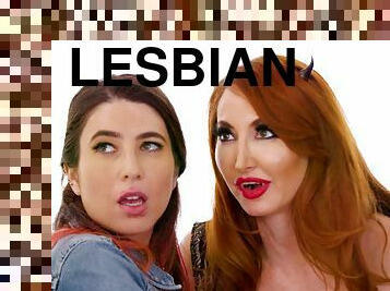 Three girls experiment with their sexuality and have lesbian sex