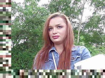 GERMAN SCOUT - REDHEAD DAPHNE ROUGH PUBLIC CASTING FORNICATE