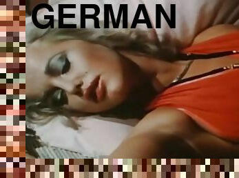 German vintage movie with a pretty blonde