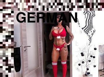 german xmas christmas big tits milf creampie