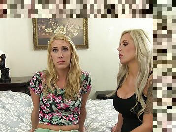 Nina Elle and Cadence Lux are ready for a lesbian sex and pussy eating