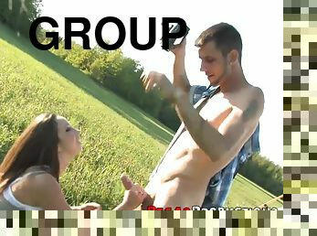 outside group fuck party is amazing experience for Kendra White