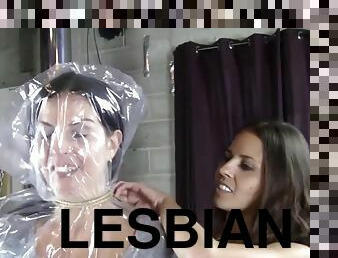 Lesbians Breathplay - fetish porn video
