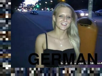 german young blonde teen public threesome mmf