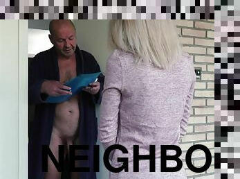 the guy got surprised by his neighbor Missy Luv and her sexual needs