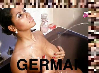 german big tits ebony milf homemade piss on