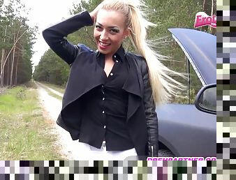 german blonde teen slut car accident