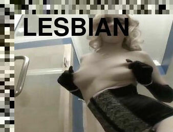 Adrianna Nicole and Annette Schwarz and Lorelei Lee held an allplatinum blonde lesbian party