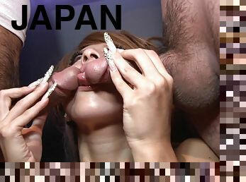 Japanese housewife, Hary Sakuraba had a threesome last night, uncensored