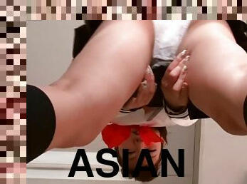 Asian teen panty fetish porn video
