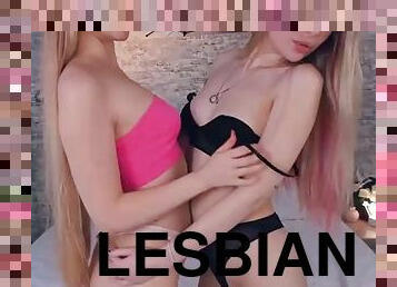 fisse-pussy, lesbisk, teenager, legetøj, blond