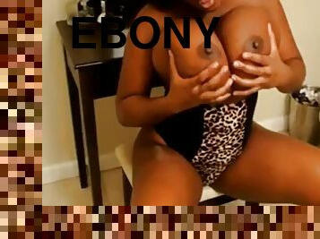 Big tits ebony JOI