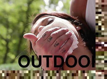 There is nothing better for Nikki Waine than fucking outdoors