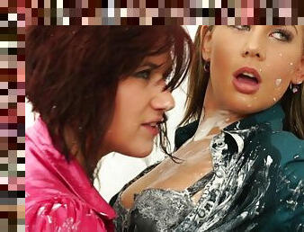 Kinky Rihanna Samuel and other hot girls get their wet cunts fucked