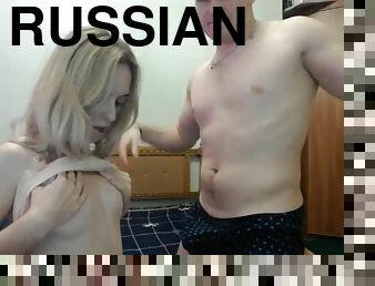 Blonde Russian Hottie Gets Anal Fucked On Cam