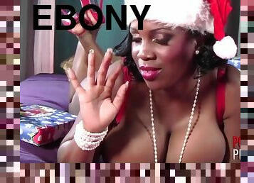 Ebony santa sugar Maserati XXX tempting us with her desirable curves