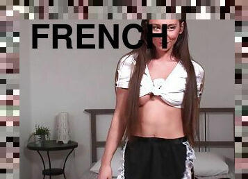 Julie Skyhigh is a french maid to hire, and like any french slut