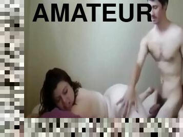 Amateur sex with a fat woman