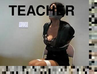 School teacher bound and gagged