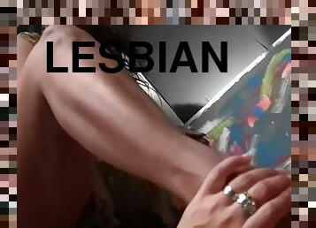 amatööri, lesbo-lesbian, latino, brasilia, jalat, kakistelu