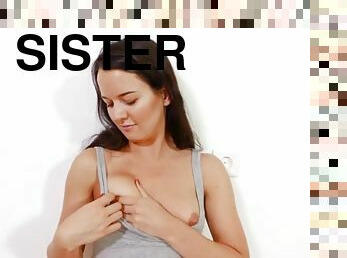 Step sister try vibrator