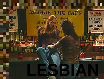 Tina Tyler And Mandi Frost Have Lesbian Sex In A Bar