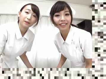 Japanese nurses want to make a fellow's dick stiff