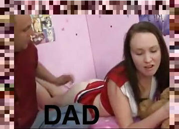Daddy teach his daughter how to fuck