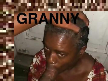 Granny blowjob