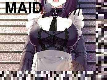 Cute maid doll cosplay