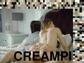 creampie, synsvinkel, jomfru-virgin