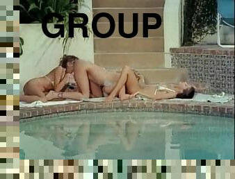 Wild group sex by the pool with Julia Ann and other bombastic babes