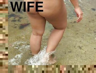 ENF Wife on Beach
