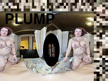 Debauched plump mom VR enthralling xxx video
