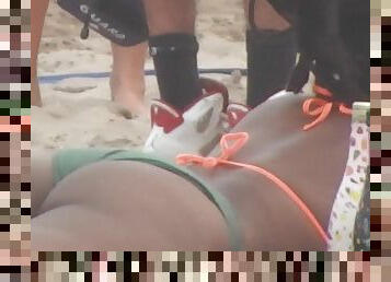 Ebony Beach Girl Erotic Video