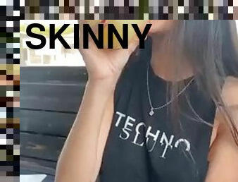 Big titted skinny teen Eliza Ibarra wet pussy fucked on Instagram
