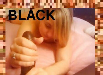 Carlye Schweska deep throats and fucks my black cock