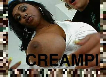 Creampie Action For A Smoking Hot Indian Babe