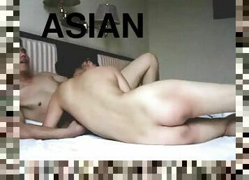 Nerdy Asian Couple Homemade Sextape