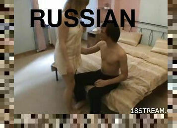 Horny Russian Amateur Teen Couple Ready for Sex