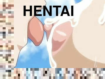 Hentai girls group party sex in the public