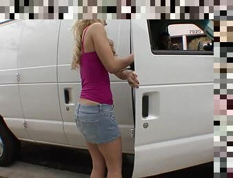 Fucking The Hot Blonde Misti Love In The Back Of A Van