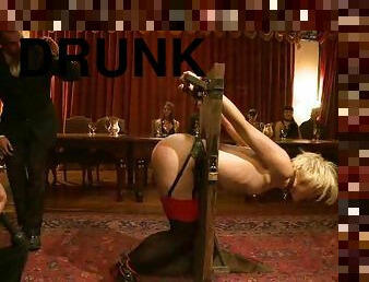 Horny Babes Have A Bit Of BDSM Action After Getting Drunk