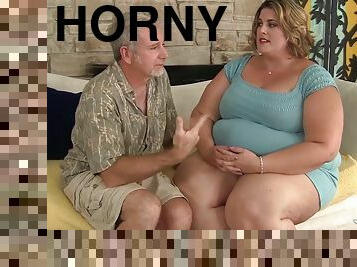 Fat and horny BBW Erin Green hardcore fuck