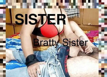 Bratty sister - desi bhabhi ke mast boobs ki lund se chudaai